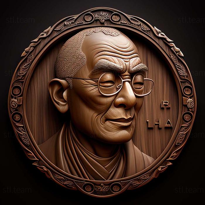 3D модель Тибетский Далай-лама (STL)